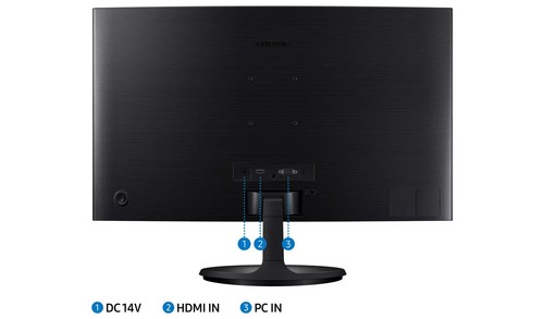 Samsung LS24C360EAUXXU 24 inch Ultra HD LCD Monitor - Black - Picture 8 of 10