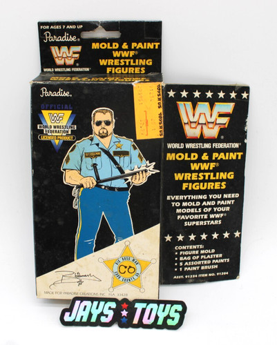 Big Boss Man Mold & Paint WWF Wrestling Figures Pa...