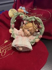 HollyDay Angels AshtonDrake Heirloom Ornament “Wishing You A Heart Full Of Love”