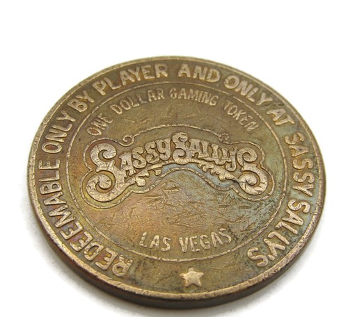 Sassy Sally's Gaming Token Vintage Las Vegas