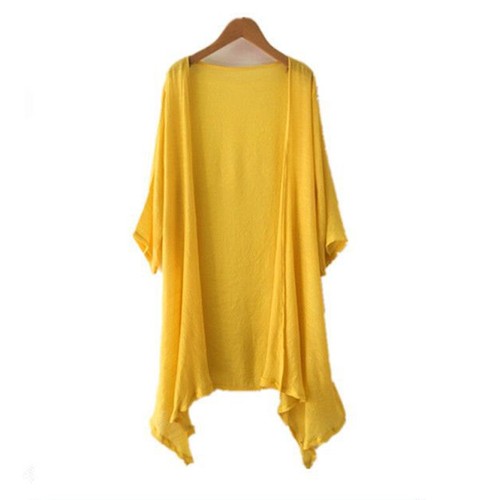 New Women Bikini Beach Cover Up Long Kimono Cardigan Beachwear Jacket Coat - Picture 19 of 20