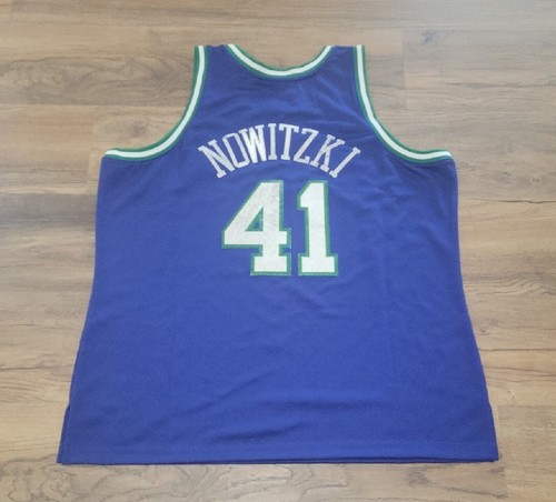 Mitchell And Ness Dirk Nowitzki 98-99 Hardwood Classic Vintage Jersey Mens Sz... - Picture 6 of 7