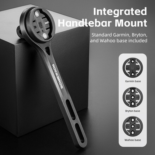 Soporte de velocímetro para bicicleta ROCKBROS cabezal de computadora montaje de luz adecuado para GoPro - Imagen 10 de 13