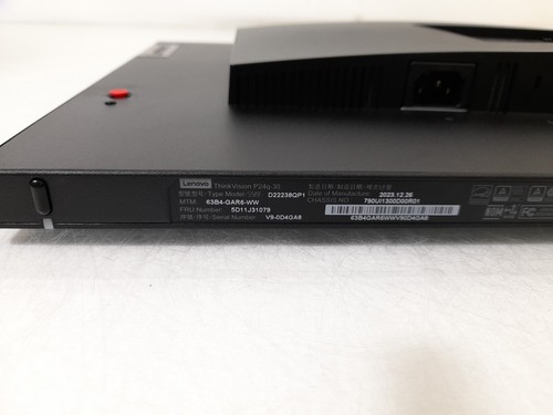 Lenovo ThinkVision P24q-30 23.8" HDMI DP 2560 x 1440 Monitor With Stand - Afbeelding 7 van 7