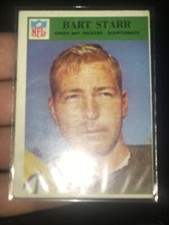 Bart Starr 1966 Philadelphia #88 Green Bay Packers VG crease