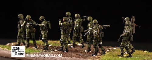1/72 Russian Special Operations Russian Army March Finished Product Model 10Pcs - Picture 2 of 5