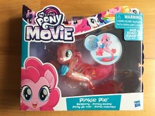 My Little Pony The Movie Film Pinkie Pie Seapony Brushable Glitter Figur Mlp Neu