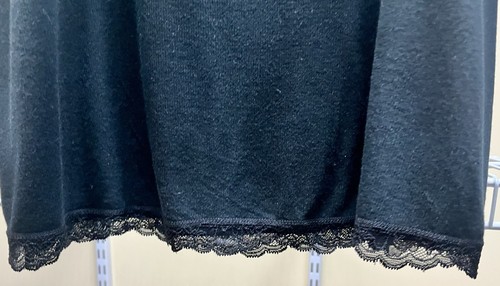 Victoria’s Secret schwarzes geripptes Damenkleid mit verstellbaren Trägern Größe X-Large neu - Bild 4 von 12