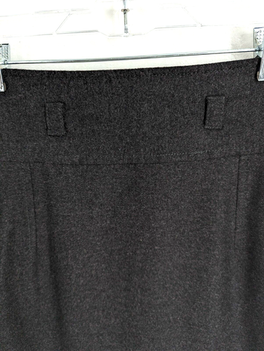 Burberry London Damen Gr. 4 Grau Wolle/Angora Stretch Gefüttert Bleistiftrock - Bild 2 von 11