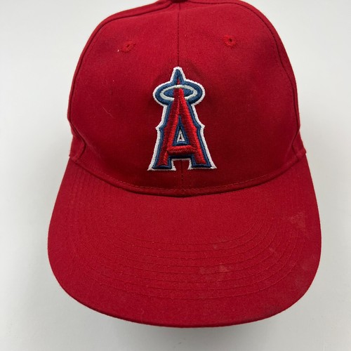 Los Angeles Angels Hat Cap Strap Back Red Adjustable Men Adult MLB Casual - Picture 7 of 9