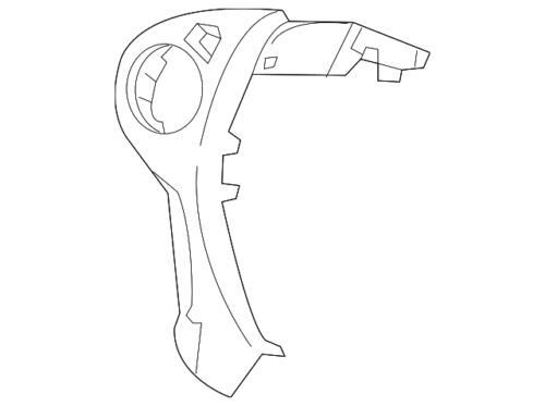 Moldura para Honda Accord 2016-2017 (N/P 78542-T2G-G41ZA)