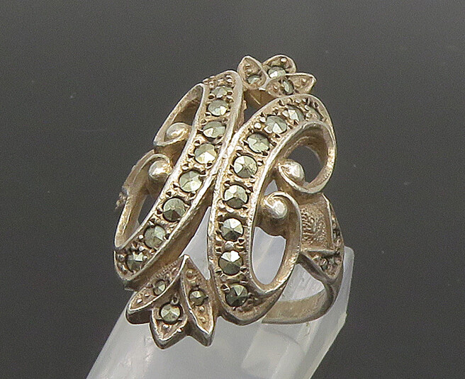 Vintage Silver 3Line Narrow Ring 925 | nalans.com