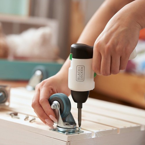Black+Decker Cordless Screwdriver Reviva 3.6V 1.5Ah Li-ion REVSD4C-XJ Genuine - Picture 7 of 10