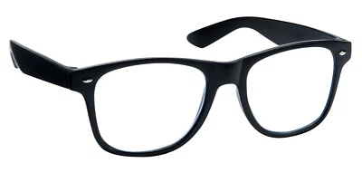 FADS & FASHIONS Matt Black Correction Glasses Myopia S/Sighted Oversized (NOT FOR READING) NG49