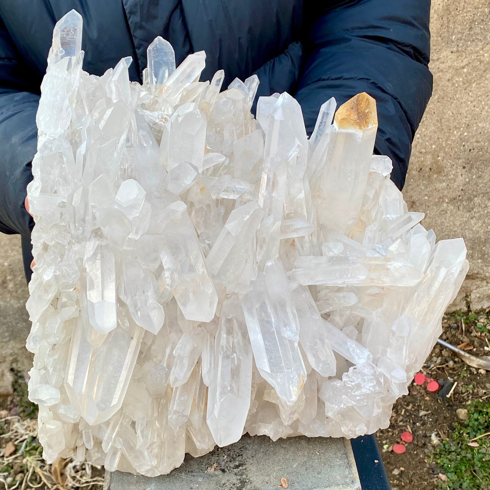 37LB A+++Large Himalayan high-grade quartz clusters / mineralsls.