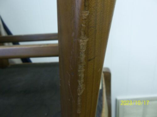 HTF Vintage GREGSON Walnut Mid Century Armchair - 6 Available - Picture 16 of 20