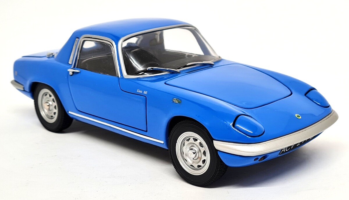 Sunstar 1/18 - Lotus Elan S3 Coupe 1966 French Blue Diecast Sunstar 1/18 - Lotus Elan S3 Coupe 1966 French Blue Diecast