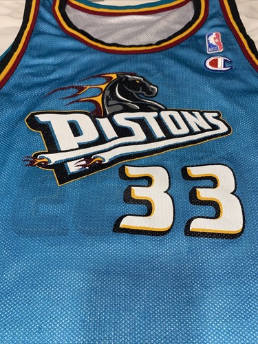 Pistons, Hill #33 Reversible XL Youth 18-20 Jersey  - Picture 12 of 15