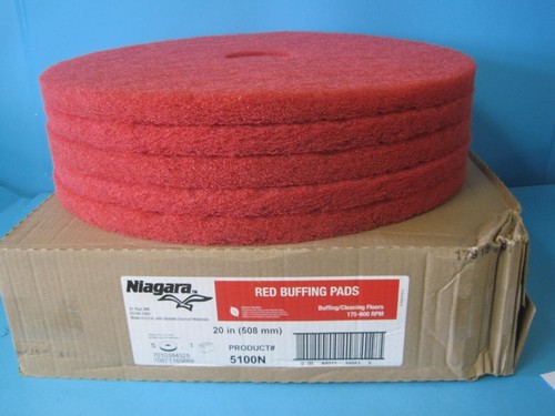 Brand New Box of 5 Niagara Heavy Duty High Performance 20" Stripping Pads 7400N - Picture 1 of 12