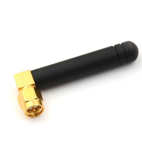 2 pezzi 433 MHz ad angolo retto a forma di L colla stick antenna connettore ad - Photo 5/12