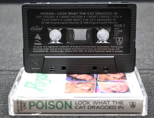 Look What The Cat Dragged In - Poison (Cassette, Album, 1986) - Picture 6 of 8