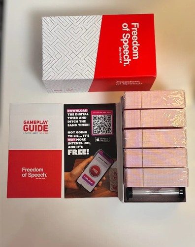 Freedom of Speech: The Fun Kind Juego de Cartas - Nuevo 20 a 40 minutos 4-20 jugadores - Imagen 3 de 4