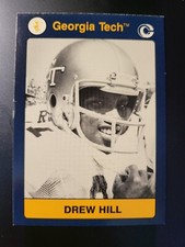 1991 Collegiate Collection Drew Hill RC Georgia Tech card #189
