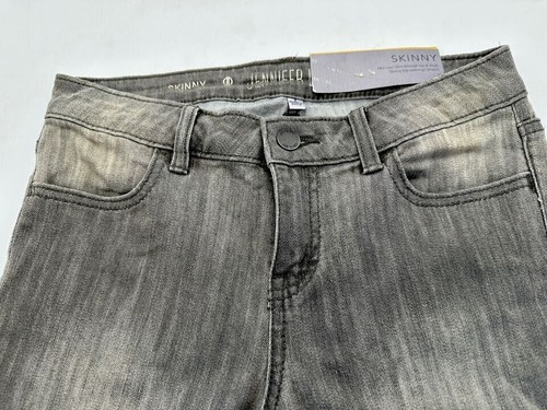 Jennifer Lopez Grey Skinny Mid Rise Jeans - Womens Size 2 (27x30) NWT - Picture 6 of 8