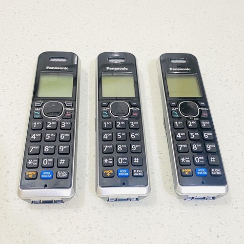 3X Panasonic KX-TGA680 S 1.9 GHz Single Line Replacement/Expansion Handsets - Zdjęcie 6 z 9