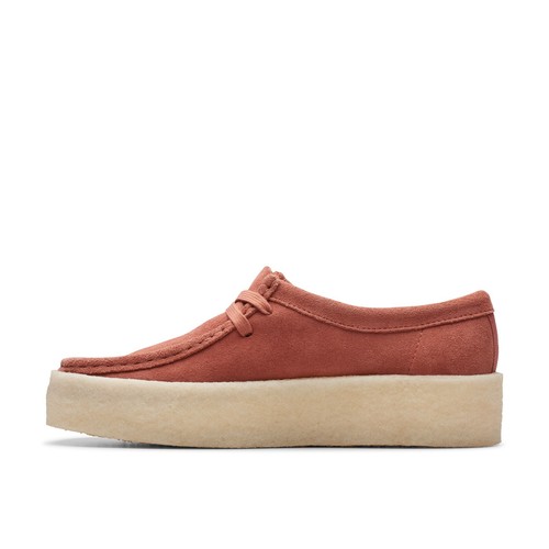 Copa Wallabee Clarks Originals para mujer gamuza terracota 26176565 - Imagen 3 de 7