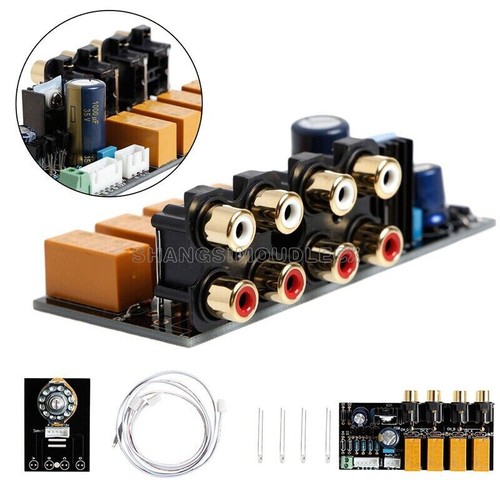 Audio Input Signal Selector Relay Board Signal Switching Amplifier Board + RCA F - Bild 2 von 5