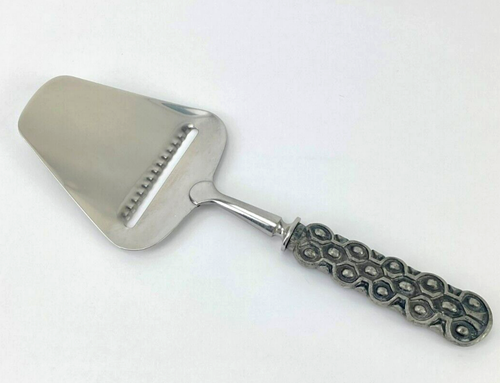 David Andersen Norway Affettatrice Formaggio Acciaio Inox 18/8 8" con Manico in Peltro - Foto 1 di 8