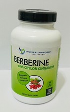 Doctor Recommended Berberine 1200mg With Ceylon Cinnamon 120 Capsules