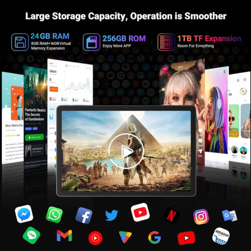 Blackview Tab 16 Pro Android Tablet 11 Inch 24GB+256GB 7700mAh Widevine L1 - Picture 9 of 18