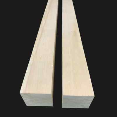 3-Pack Basswood Turning Blanks – 2x3x18 Inches, Carving Blocks, Woodturning Lumber – Exotic Wood Zone, Free US Shipping