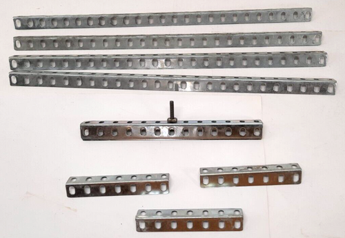 Vintage Gilbert Erector Set #6 1/2 Mostly Complete w/ Booklet & Motor - Picture 6 of 21