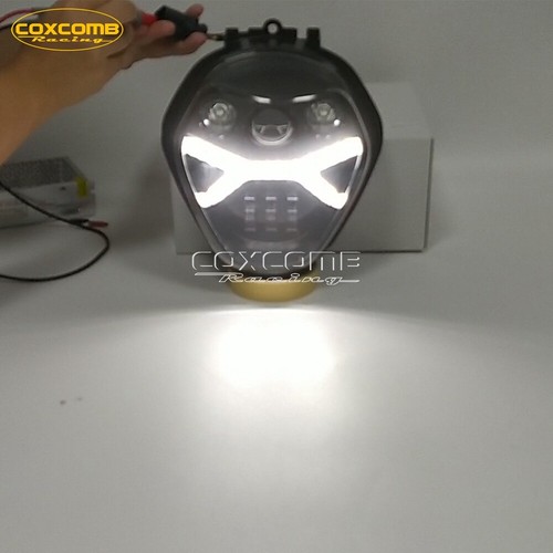 Front 12V LED Headlight Head Lamp w/ Hi/Low Beam DRL For BMW R1200R 2016-2019 - Picture 11 of 12