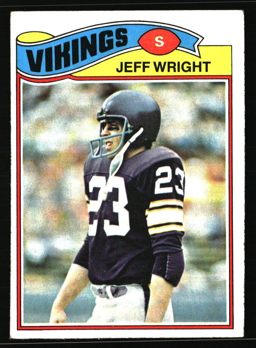 Jeff Wright 1977 Topps #169 FOOTBALL Card