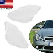 Fit For Mercedes Benz W219 CLS63 2006-2011 Headlight Headlamp Lens Cover Clear