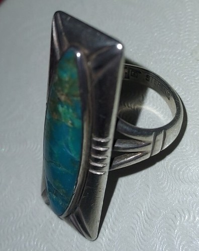 Vintage Native American Sterling Silver Ring Nice! - Picture 8 of 10