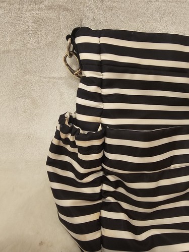 Kate Spade Dawn Sailing Nylon Diaper Bag black and white stripped Read Descripti - Picture 3 of 22