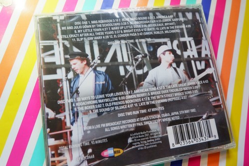 2xCD New RARE Live Simon & Garfunkel First Time In Japan 1982 Osaka Freepost - Picture 15 of 19