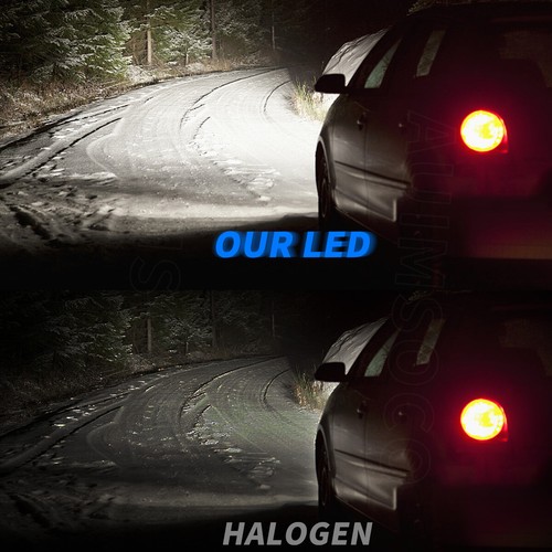 For Buick Century Limited Wagon 1990-2005 LED Headlight Hi Low Bulbs Xenon White - Picture 5 of 17