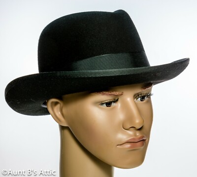 Hat Homburg Men/'s 1930/'s-1950/'s Pressed Felt Godfather Style Costume Hat
