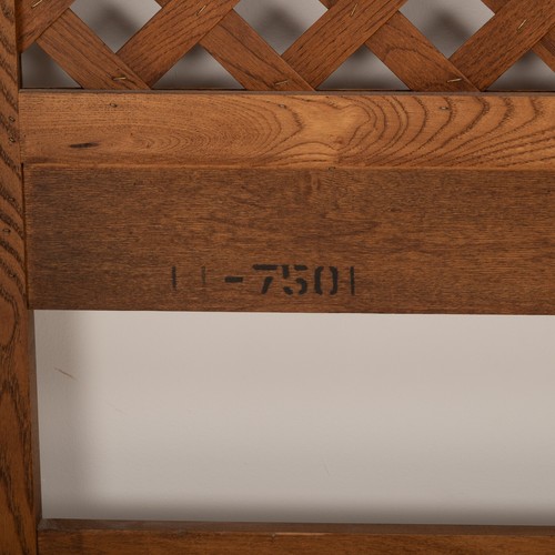 1970s Henredon Artefacts Lattice Mid Century Modern Wood Headboard- Twin Size - Picture 8 of 8