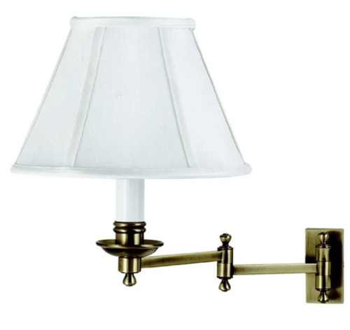 House of Troy  LL660-AB Library Lamps Coll Swing Arm Wall Sconce - Antique Brass