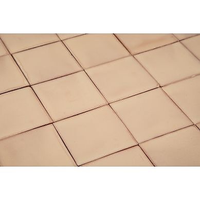 Piastrelle 10x10 cm monocolore Talavera 90 pezzi - Agua De Nacar Deslavado beige - Foto 4 di 10