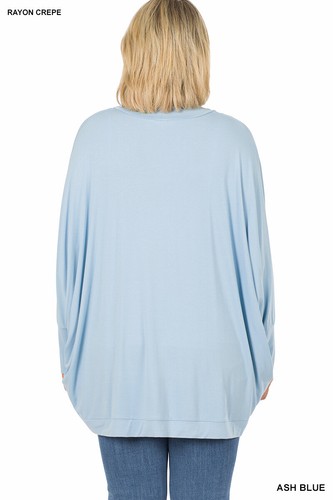 1X 2X 3X Open Front Cocoon Wrap Rayon Cardigan Hip or Thigh Length Side Pockets - Picture 6 of 23