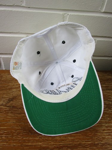 Vintage Purdue Boilermakers The Game Big Script Snapback Cap Hat 90s NCAA White - Picture 7 of 11