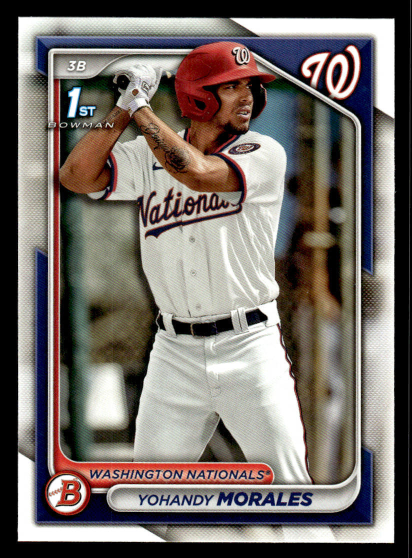 2024 Bowman #BP-52 Yohandy Morales Prospects Card Washington Nationals